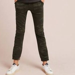 Anthropologie Camo Joggers
